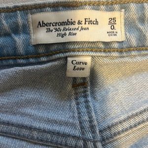 Abercrombie and Fitch 90s relaxed curve love jeans